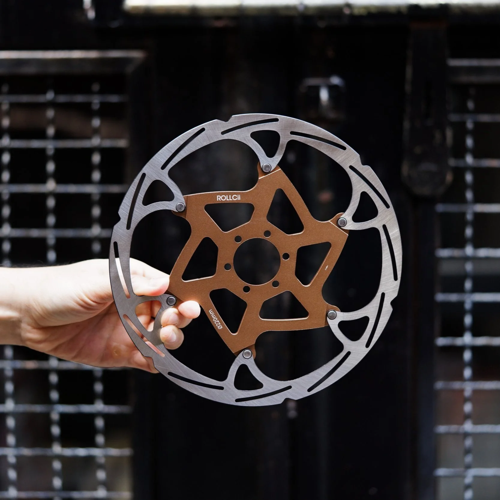 180mm Rotor Hope Floating Disc Rotor 180MM 6 Bolt Black - Fishface